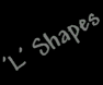 L Shaped Consoles
