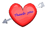 Bowing Thank You Heart - 9Kb