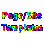 Full page and site templates from basic with tables through frames to CSS controlled  pages - even a full ready made console driven 25 page site - all free